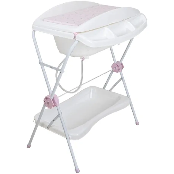 Banheira Com Trocador Shower Rosa Kiddo
