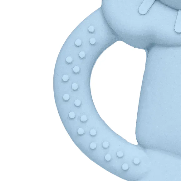 Mordedor De Silicone Leãozinho Azul Buba