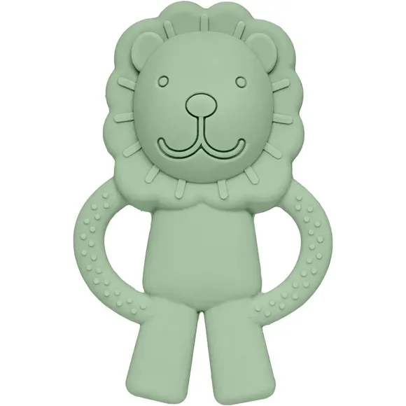 Mordedor De Silicone Leãozinho Verde Buba