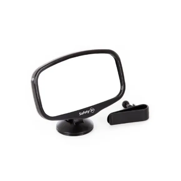 Espelho Retrovisor Com Ventosa E Presilha 2 Em 1 Black Safety
