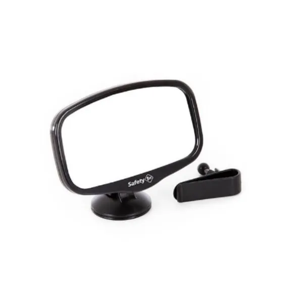 Espelho Retrovisor Com Ventosa E Presilha 2 Em 1 Black Safety