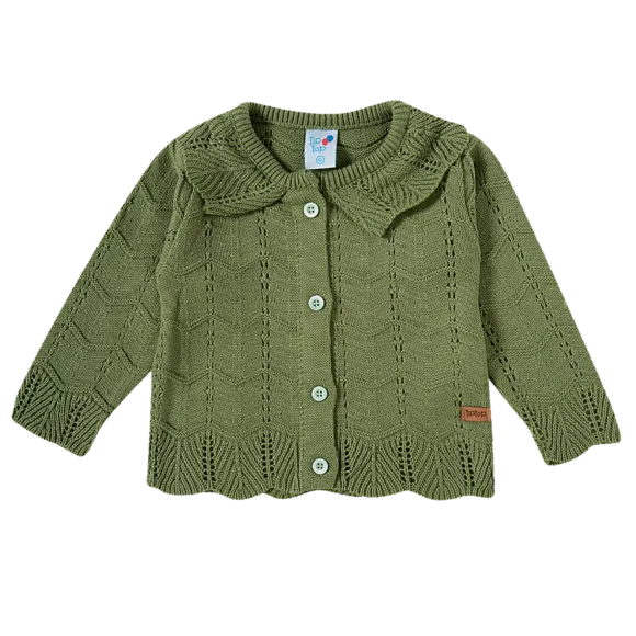 Blusão Estampa Lisa Tricot Bebê Tip Top