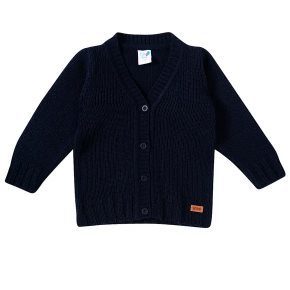 Blusão Bebê Marinho Tricot Tip Top