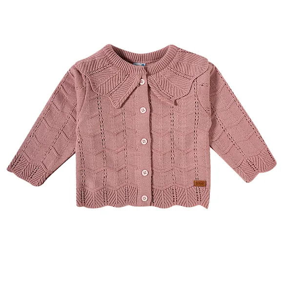 Blusão Bebê Com Detalhes Rose Tricot Tip Top