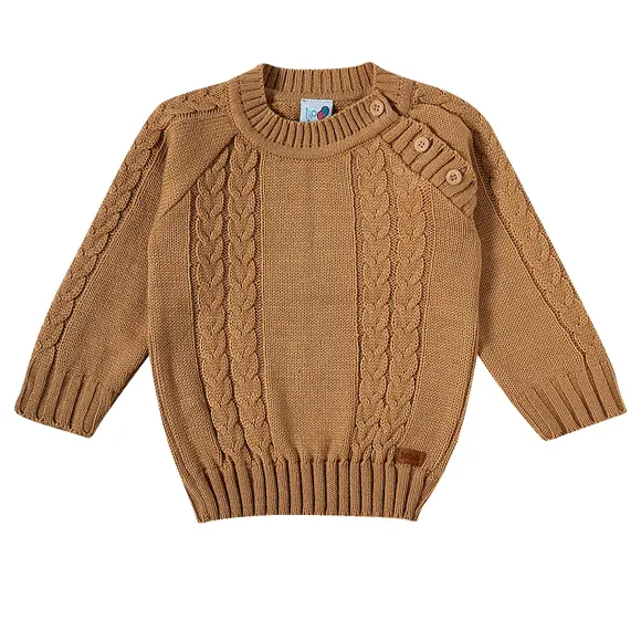 Blusão Bebê Sisal Liso Tricot Tip Top