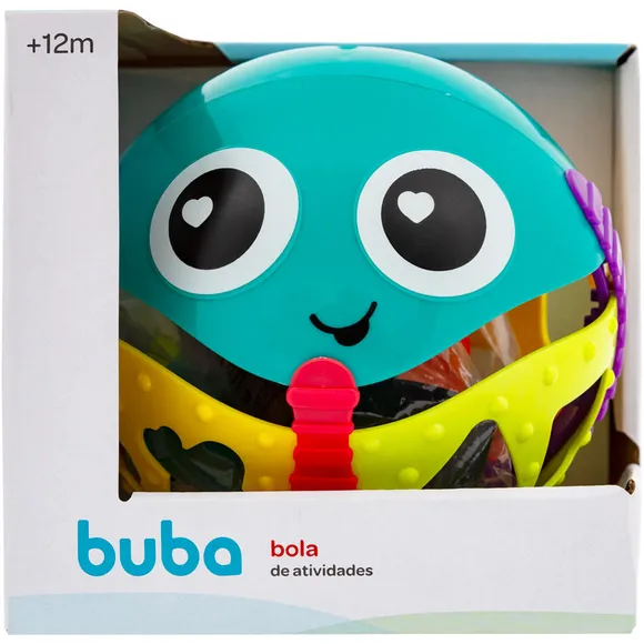 Brinquedo Bola Formas De Encaixe Colorido Buba