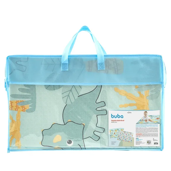 Tapete Portátil Com Bag Dupla Face Xpe 120x180cm Baby Dino Buba
