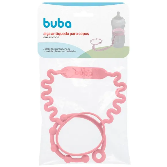 Alça Antiqueda Para Copo Rosa Buba