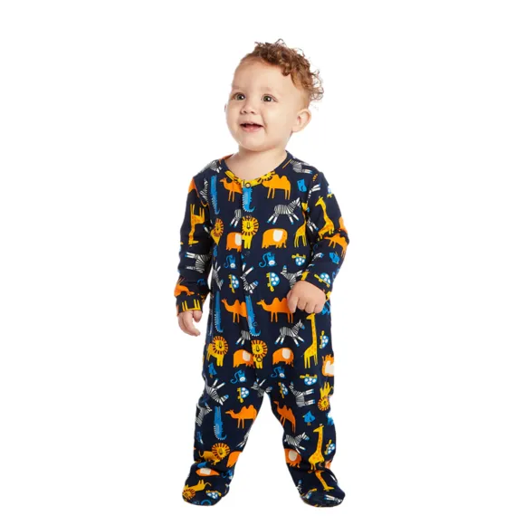 Pijama Macacão Bebê Zoo Viscolycra Brilha No Escuro Tip Top