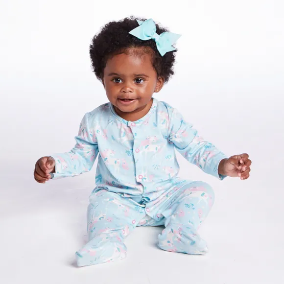 Pijama Macacão Bebê Unicórnio Viscolycra Brilha No Escuro Tip Top
