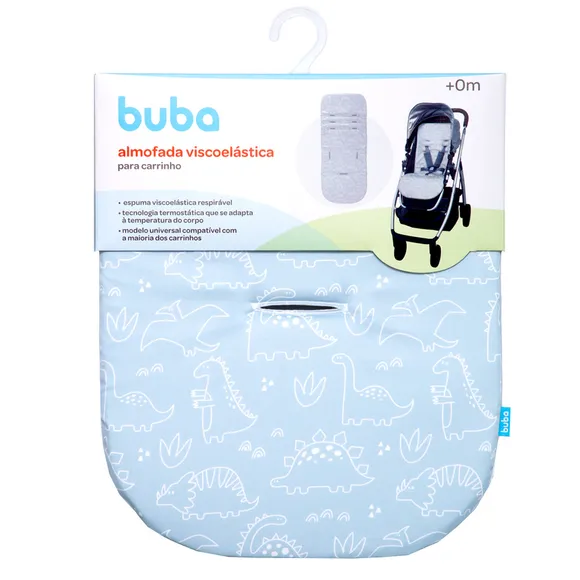 Capa Para Carrinho Dino Azul Buba