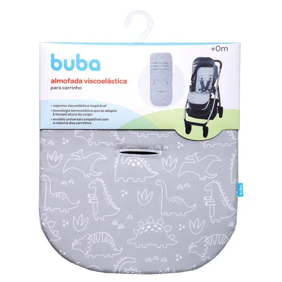 Capa Para Carrinho Dino Cinza Buba