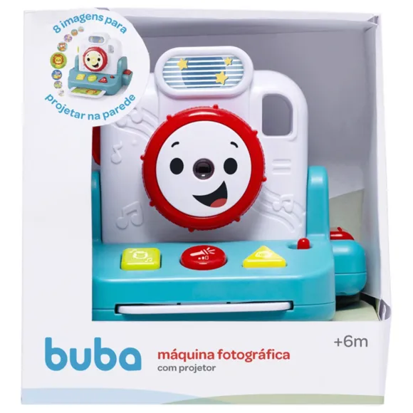 Máquina De Atividades Fotográfica Com Projetor Luz E Sons Buba