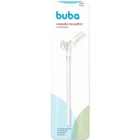 Canudo De Silicone Repositor Para Garrafas Térmicas Ursinho Buba