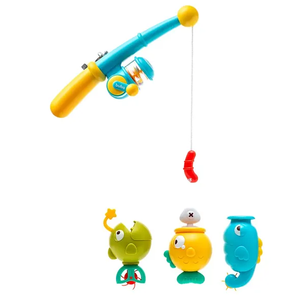 Brinquedo De Banho Pescaria Com Peixinhos 3und Buba