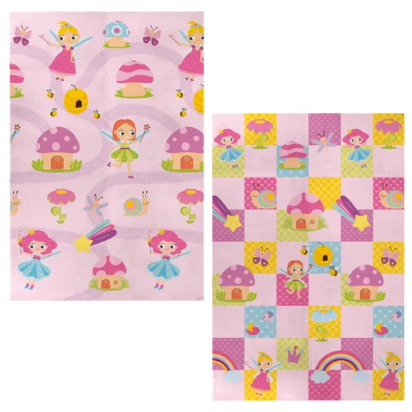 Tapete Portátil Com Bag Dupla Face Xpe 120x180cm Fadinha Buba