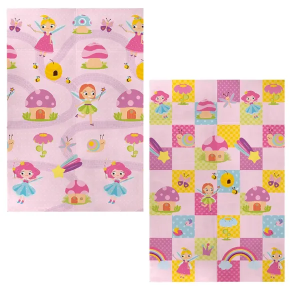 Tapete Portátil Com Bag Dupla Face Xpe 120x180cm Fadinha Buba