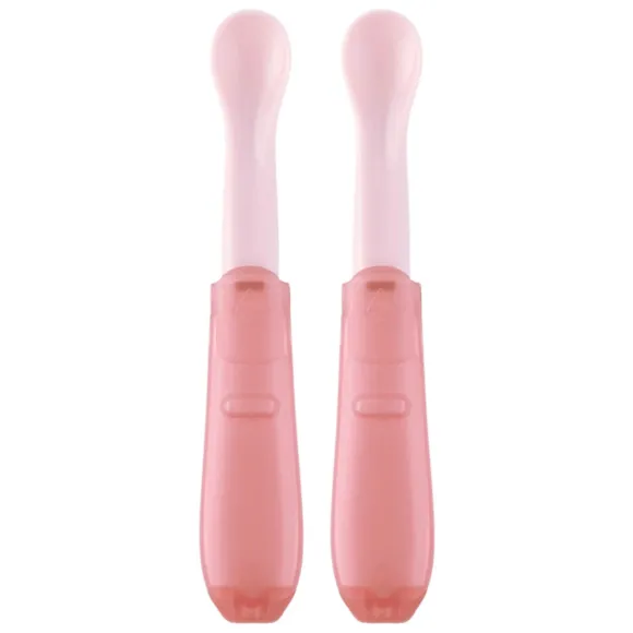 Kit 2 Colheres Dobráveis Rosa Buba