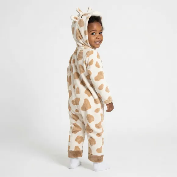 Macacão Toddler Peludinhos Girafa Tip Top