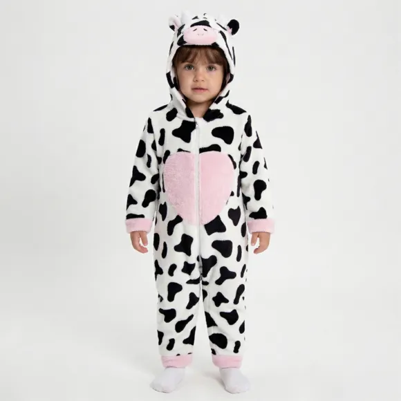 Macacão Peludinhos Vaquinha Toddler Tip Top