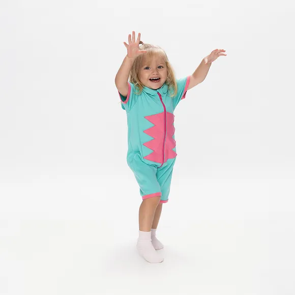 Macaquinho Tigre Turquesa Toddler Tip Top