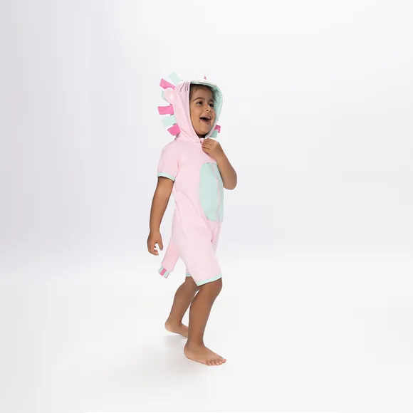Macaquinho Leão Rosa Chiclete Toddler Tip Top