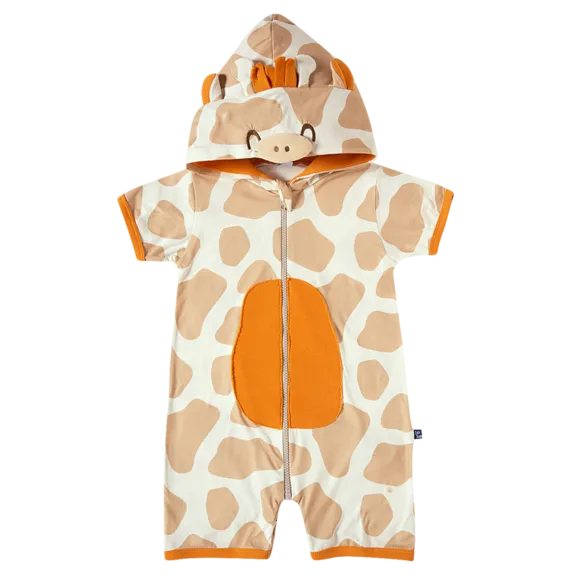 Macaquinho Toddler Girafinha Divertidos Suedine Tip Top