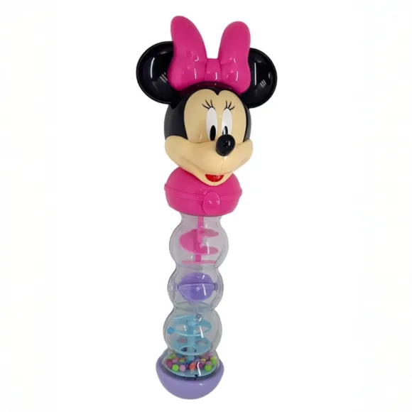 Brinquedo Chocalho Agitado Primeiras Atividades Minnie Disney