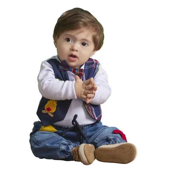Body Manga Longa Toddler Festa Junina Rib Tip Top