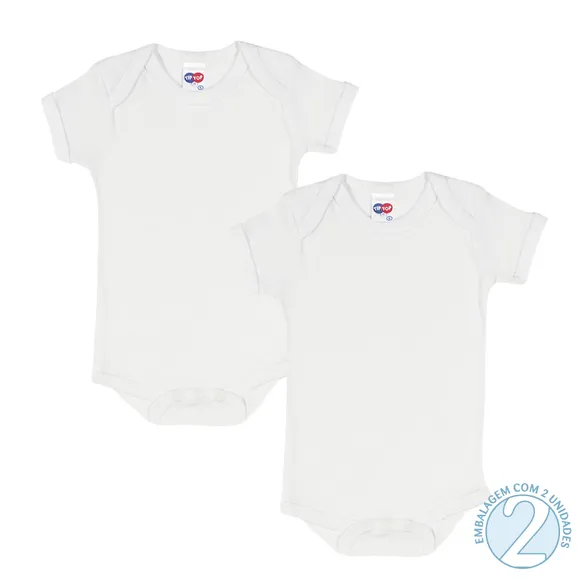 Kit Underwear Body Manga Curta Toddler Tip Top