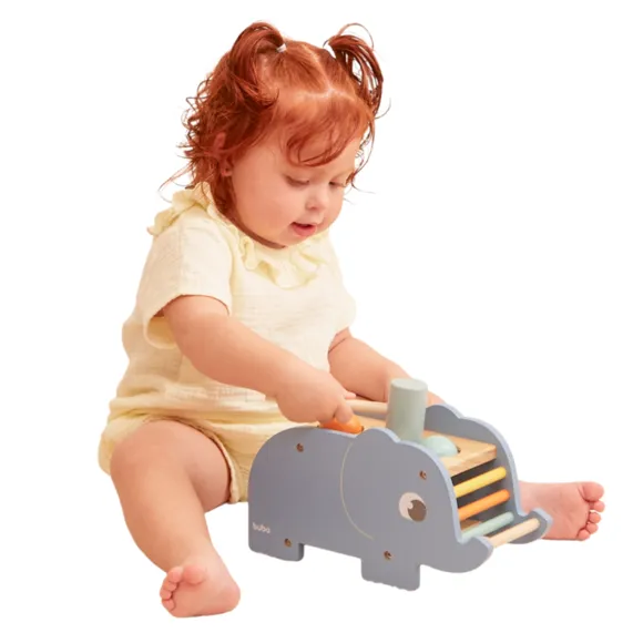 Bate Martelo Com Bolinhas Elefante Cloudy Buba