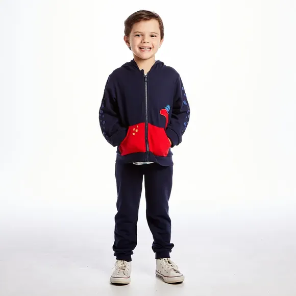 Conjunto Comprido Toddler Dino Moletinho Tip Top