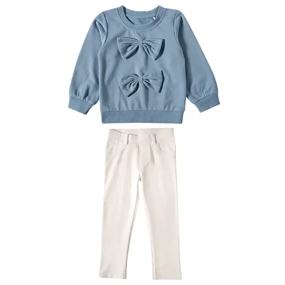 Conjunto Comprido Toddler Liso Moletinho Tip Top