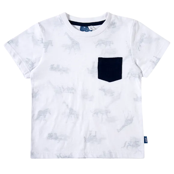 Camiseta Zoo Malha Flamê Toddler