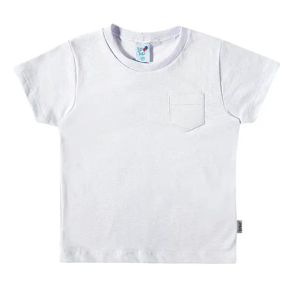 Camiseta Manga Curta Toddler Lisa Malha Flamê Tip Top