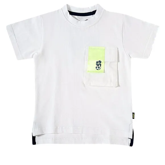 Camiseta Manga Curta Toddler Football Malha Com Elastano Tip Top