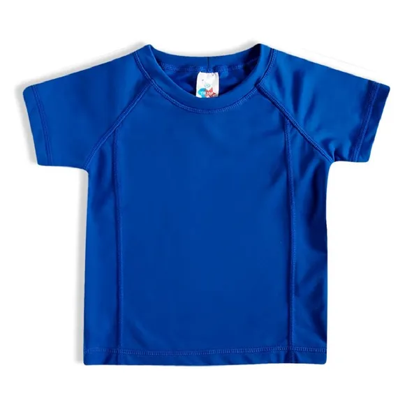 Camiseta Praia Toddler Manga Curta Básica Proteção Uv50+ Tip Top