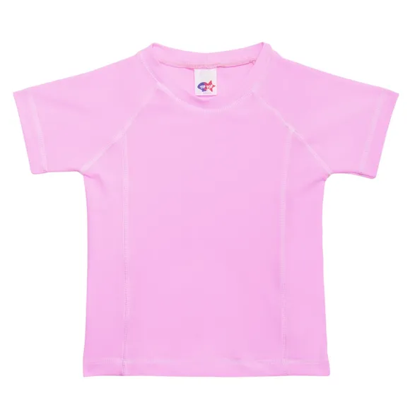 Camiseta Praia Toddler Manga Curta Básica Proteção Uv50+ Tip Top