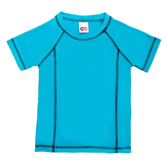 Camiseta Praia Toddler Manga Curta Básica Proteção Uv50+ Tip Top