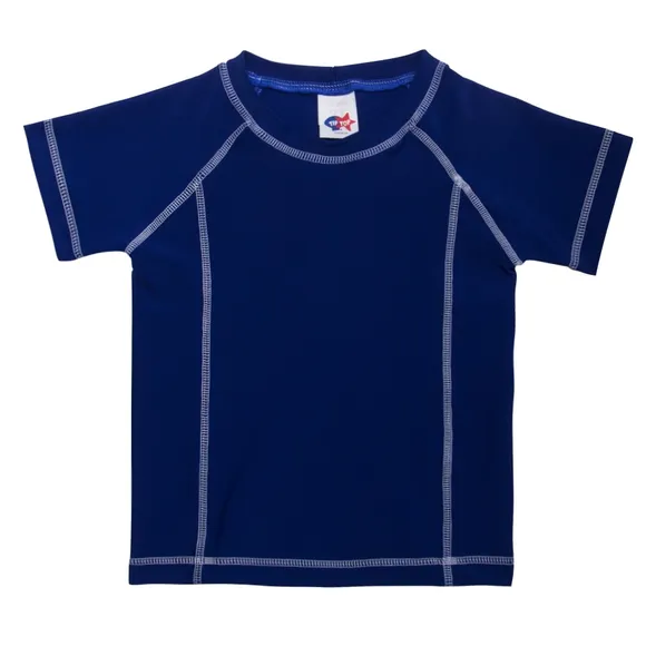 Camiseta Praia Toddler Manga Curta Básica Proteção Uv50+ Tip Top
