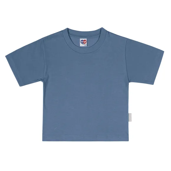 Camiseta Manga Curta Básica Estampa Robôs Coloridos Toddler Meia Malha
