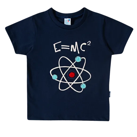 Camiseta Cientista Meia Malha Silk Toddler