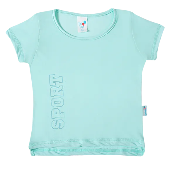 Blusa Manga Curta Silk Toddler Tip Top