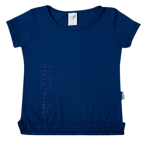 Blusa Manga Curta Silk Toddler Tip Top