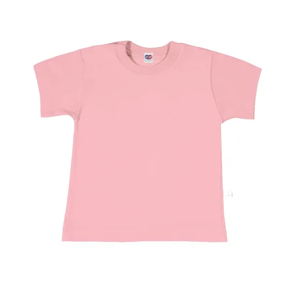 Camiseta Manga Curta Cotton Cores Toddler
