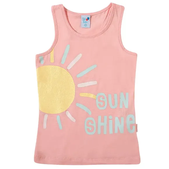 Blusa Regata Toddler Sun Shine Cotton Tip Top