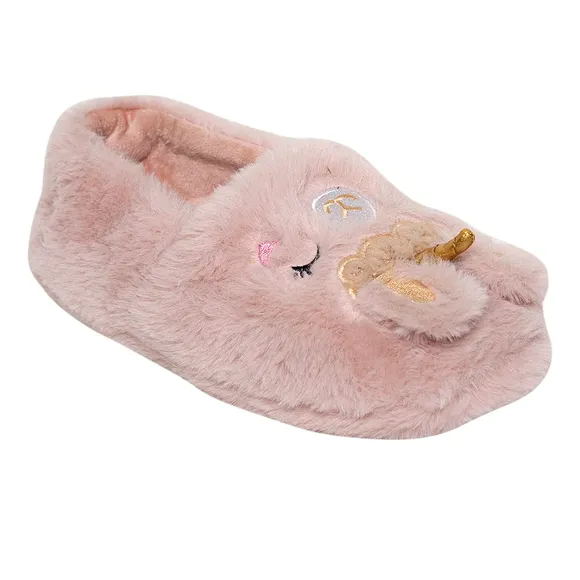 Pantufa Toddler Unicórnio Pelúcia Tip Top