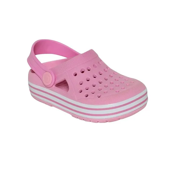 Clog Toddler Rosa Com Listrinhas Tip Top