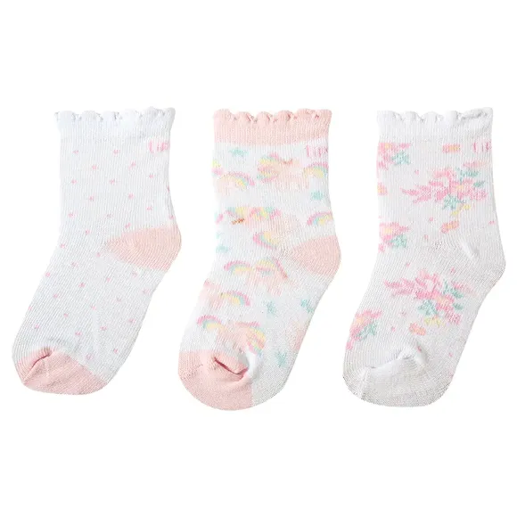 Kit 3 Pares De Meia Estampadas Tip Top