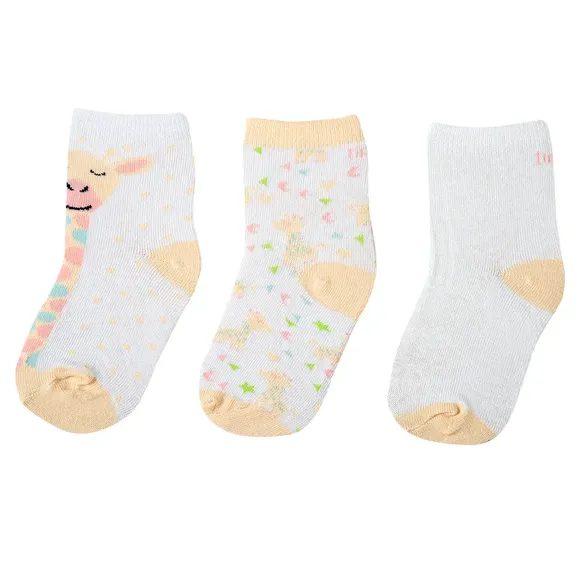 Kit 3 Pares De Meia Girafinha Tip Top